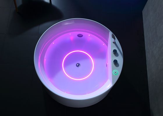 Стильная массажная ванна Ladodo E-8022 с светодиодной световой полосой