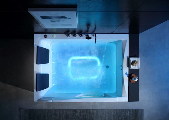 Ladodo Luxury Double Rectangle Bathtub с светодиодным нижним освещением