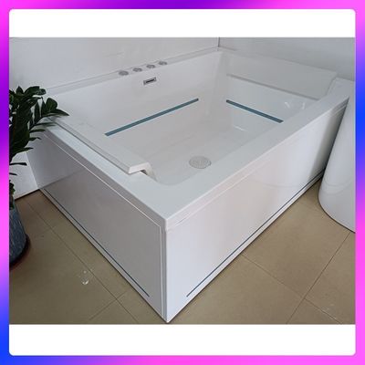 Ladodo E-8042 Для двух человек акриловая прямоугольная ванна с светодиодными массажными струями